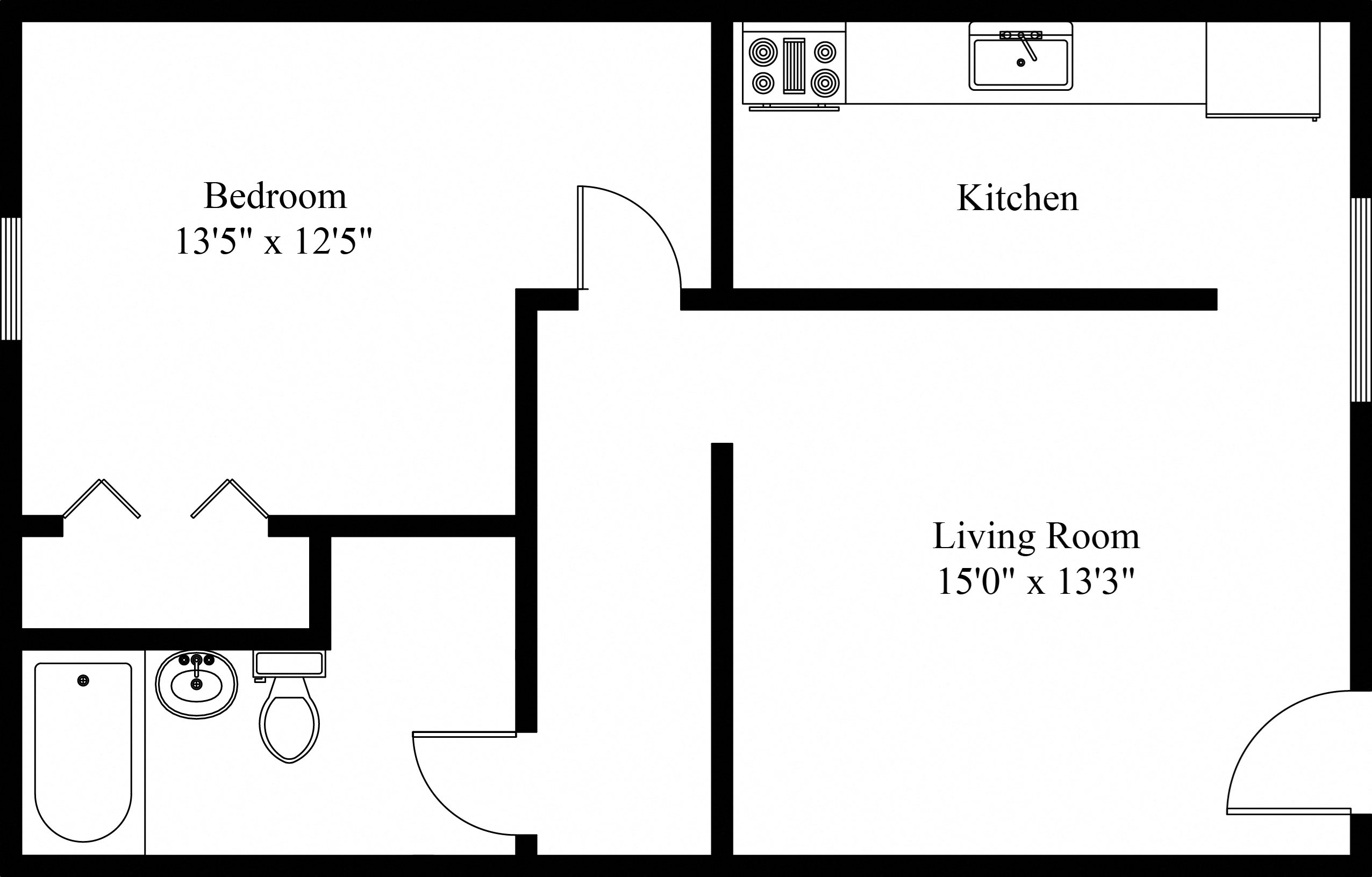 Liberty Lg 1 Bed Apt Liberty Lg 1 Bedroom